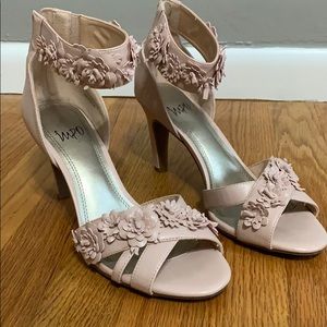 Pale pink heel shoes - Worn once!